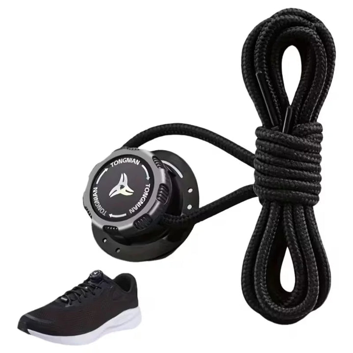 6pcs Set/1 Pair No-Tie Shoe Locks - Rotating Buckles for Sports and Outdoor Shoes - Unisex Quick-Adjust Design - Pre-Installed Apsilon