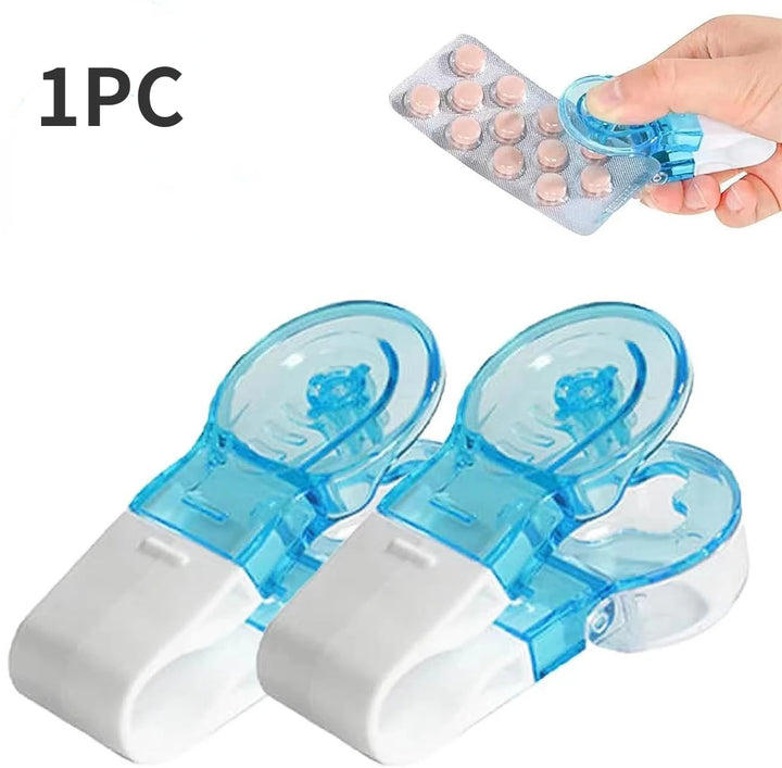 1pc Portable Pill Taker Remover with Medicine Box Household Gadgets, Tablets, Pills  Assistance Tool New Design  Pill Dispenser Apsilon