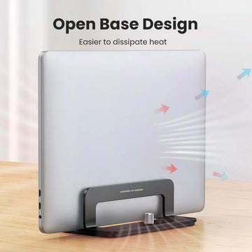 UGREEN Vertical Laptop Stand For MacBook Pro Aluminum Portable Notebook Stand Laptop Support MacBook Air Pro Tablet Phone Stand Apsilon