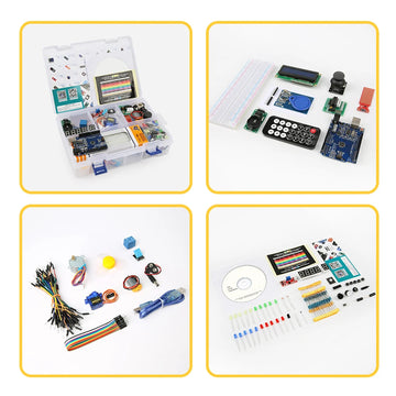 KUONGSHUN STEM Complete Starter Kit For Arduino UNO R3 Starter Kit Electronics Projects Support Programming Apsilon