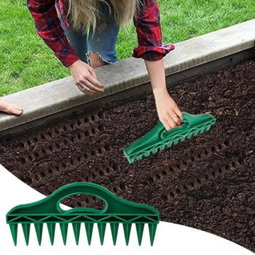 Seeds Spreader Seed in Gardening  Manual Soil  Portable Seeds Spacer Soil Puncher for Planting Seeds Soil Loosening Apsilon