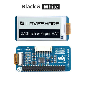 2.13 Inch E-Ink Display HAT 250x122 E-Paper SPI InterfaceScreen for Raspberry Pi 4B 3B+ 3B Zero STM32 Jetson Nano for Arduino Apsilon