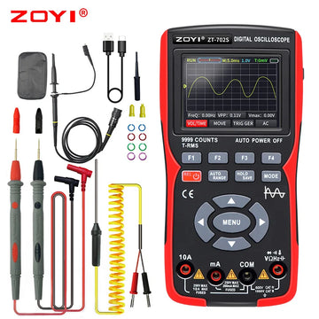 ZOYI ZT-XT1 2-in-1 LCR Digital Multimeter & Transistor Tester, for Voltage Resistance Diode Continuity Testing Apsilon