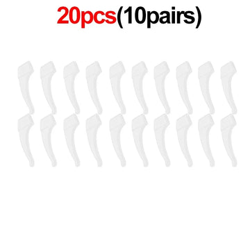 2/40pcs Silicone Ear Hook Anti-slip Glasses Leg Ear Sleeve Bracket Fastener Sunglasses Accessories Grip Anti-fall Eyewear Holder Apsilon