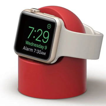 Charger Stand For Apple Watch Series Ultra/8/SE2/7/6/SE/4/3 49mm/45mm/44mm/42mm/41mm/40mm/38mm Durable Silicone Nightstand Mode Apsilon