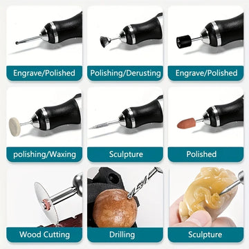 JANGKLIFE USB Cordless Rotary Tool Kit Woodworking Engraving Pen DIY For Jewelry Metal Glass Mini Wireless Drill Apsilon