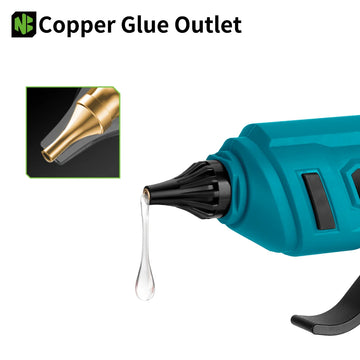 NEWBENY Electric Hot Melt Glue Gun Cordless Efficient Household DIY Repair Glue Gun with 11mm Glue Stic For Makita Battery Pin Apsilon