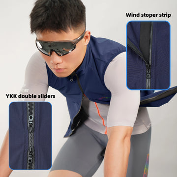 DAREVIE wind- en waterdicht fietsbodywarmer voor heren