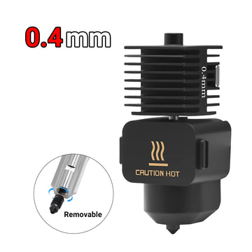 A1/A1 Mini Upgrade Hotend Kit Hardened Steel Replaceable Nozzle 0.2/0.4/0.6/0.8mm High Speed Wear Resistant Hot End Assembly For Bamboo Lab A1/A1 Mini/A2L 3D Printer Parts Apsilon