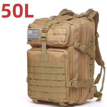 25L/50L 1000D Nylon Waterproof Trekking Fishing Hunting Bag Backpack Outdoor Rucksacks Tactical Sports Camping Hiking Apsilon