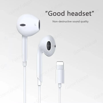 For Apple iPhone 15 14 13 Pro High-Fidelity Bluetooth Wired Headset Type-C 3.5mm Suitable For Samsung Xiaomi ipad Tablet Apsilon