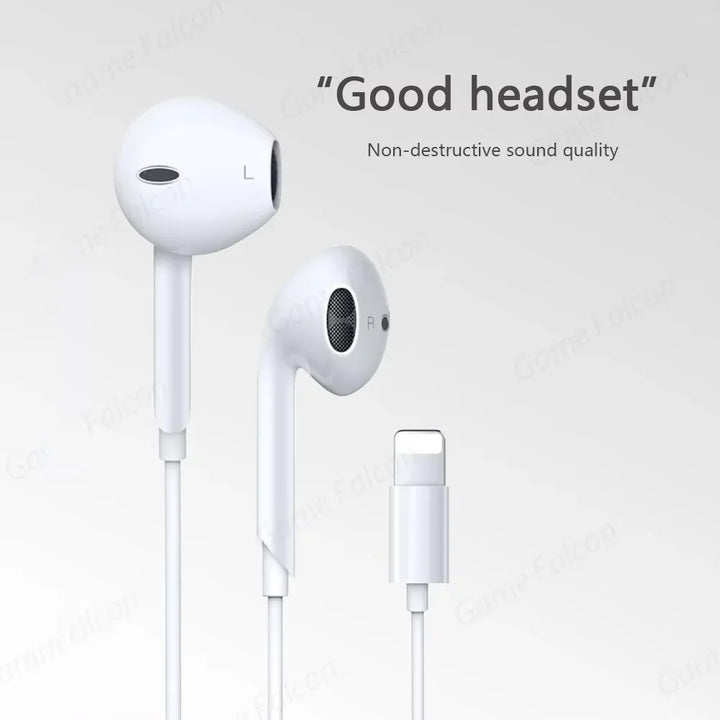 For Apple iPhone 15 14 13 Pro High-Fidelity Bluetooth Wired Headset Type-C 3.5mm Suitable For Samsung Xiaomi ipad Tablet Apsilon
