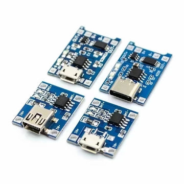2/5PCS 5V 1A Micro/Type-c/Mini 18650 TP4056 Lithium Battery Charger Module Charging Board With Protection Dual Functions Li-ion Apsilon