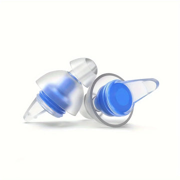 HUAK High Fidelity Silicone Ear Plugs for Noise Cancelling Washable Reusable Musicians Motorcycles Sleeping Work, Study, Swim Apsilon