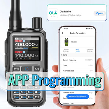BAOFENG UV-5R Mini Walkie Talkie Multi Band Bluetooth Programming Wireless Copy Frequency 999CH AM FM Long Range Two Way Radio Apsilon