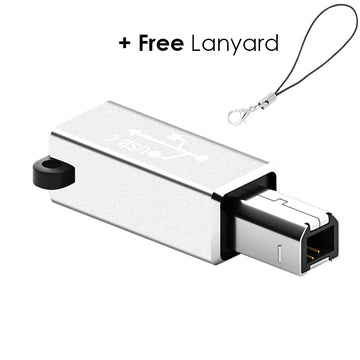 Type C USB Female to USB-B Male Adapter for Printer Scanner Converter USB-C Data Transfer Adapter for MIDI Controller Keyboard Apsilon