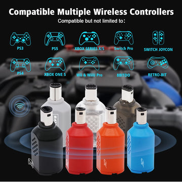 RetroScaler BlueRetro Wireless Controllers Adaptor For NGC GameCube Console to PS3 PS4 PS5 Switch Pro Gamesir T4 Pro Contorller Apsilon