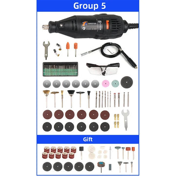 220V Mini Electric Drill Engraver Electric Drilling Machine For Rotary Tools Mini Dremel Tool With Power Tools Accessories Apsilon
