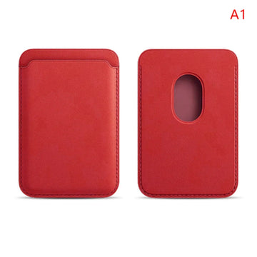 For Magsafe Magnetic Leather Wallet Case For iPhone  17 16 15 14 13 12 11 8  Samsung Huawei Card Holder with Magnet Covers Apsilon