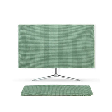 Computer monitor dust cover 2-piece set (1 Monitor cover and 1 keyboard cover) elastic, suitable for 24-30 inch monitors Apsilon