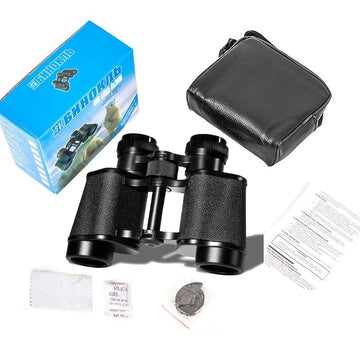 Baigish 8x30 Russian Binoculars Full Metal Structure Glasses Professional Military Waterproof Telescope Leather Bag For Hunting Apsilon