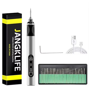 JANGKLIFE USB Cordless Rotary Tool Kit Woodworking Engraving Pen DIY For Jewelry Metal Glass Mini Wireless Drill Apsilon