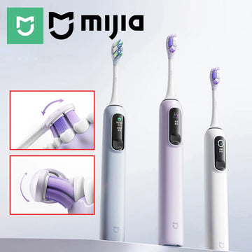 MIJIA Sonic Vibration Electric Toothbrush Pro,Smart 4 Modes, Long Battery Life, IPX8 Waterproof,LED Screen & Travel Lock Apsilon