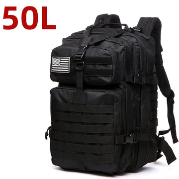 25L/50L 1000D Nylon Waterproof Trekking Fishing Hunting Bag Backpack Outdoor Rucksacks Tactical Sports Camping Hiking Apsilon