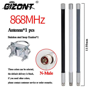 868MHz Fiberglass Antenna Outdoor OMNI Antenna 868 MHz Helium Bobcat Miner  Hotspot Antennas for Meshtastic Lorawan Long Range N Apsilon