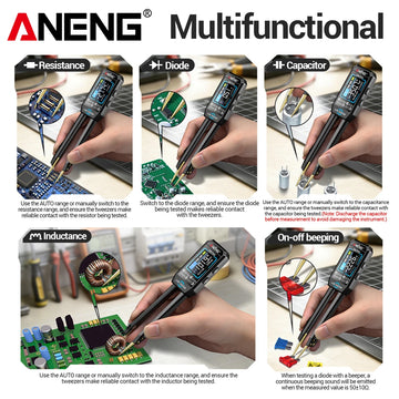 ANENG GN703 Smart Tweezers LCR Meter Professional SMD ESR Test Capacitance Resistance Inductance Digital LCR Bridge Calibration Apsilon