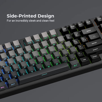 XVX Phantom Gradient Keycaps PBT Top/Side Print Key Caps Double Shot Shine Through Custom Minimalist OEM Russian/Korean Keycap Apsilon