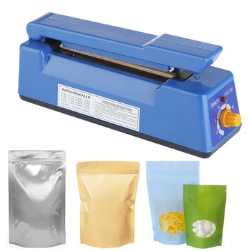Sealing Machine Electric Heat Sealer Hand Press Vacuum Food Plastic Bag Bobo Ballons Impulse Fast Heat Sealer Packaging Machine Apsilon