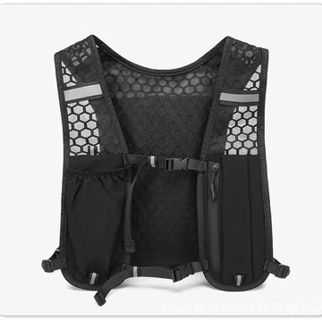 New Running Water Bottle Storage Vest Lightweight Running Vest Reflective Hydration Water Chest Pack With Phone Holder Apsilon