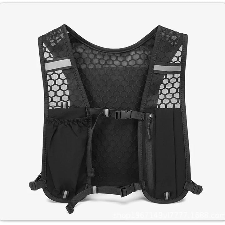 New Running Water Bottle Storage Vest Lightweight Running Vest Reflective Hydration Water Chest Pack With Phone Holder Apsilon