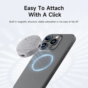 Hagibis Magnetic M.2 2230 NVMe SSD Enclosure SSD Case USB C 3.2 Gen2 to NVMe PCI-E for iPhone 16 Pro Max ProRes Magsafe MacBook Apsilon