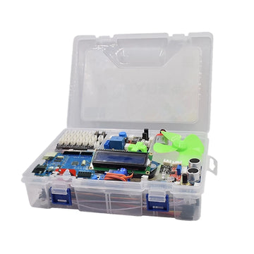 Super Starter kit with wifi module, 130 motor, HC-SR501, 1602, relay, water sensor, HC-sr04, RGB module for Arduino Diy Kit Apsilon