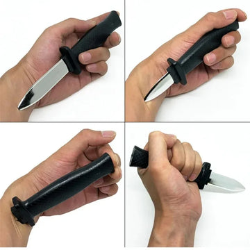 Retractable Fake Knife - Adult Plastic Magic Prank Toy for Jokes, Scary Tricks & Halloween Props (Realistic Toy) Apsilon