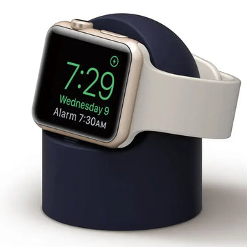 Charger Stand For Apple Watch Series Ultra/8/SE2/7/6/SE/4/3 49mm/45mm/44mm/42mm/41mm/40mm/38mm Durable Silicone Nightstand Mode Apsilon