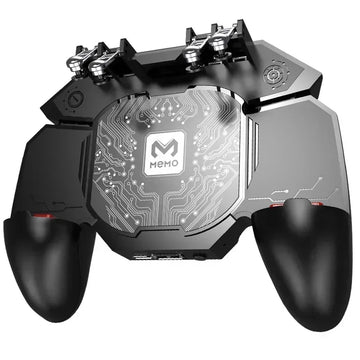 MEMO DL88 2 in 1 Mobile Phone 6 Finger Gamepad Joystick Controller with Semiconductor Cooling Radiator for IOS Android Universal Apsilon