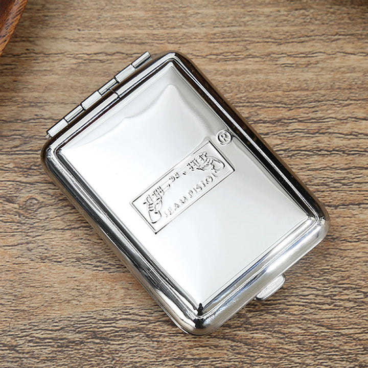 Metal Match-box With Striker Plate Waterproof Sealed Reusable Vintage Compact For Camping Hiking Emergency Kit Family Gifts Apsilon