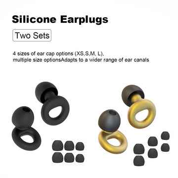 Silicone Earplugs for Swimming Sleep Noise Cancel Noise Reduction-Soundproof Reduce Disturbances -Quality loop Earplugs Apsilon