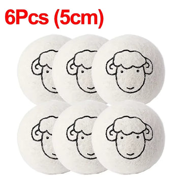 Clothes Wool Dryer Balls Laundry Tumble Dryer Balls Dryer Balls Laundry Softener Reusable Home Washing Machine Accessories Apsilon