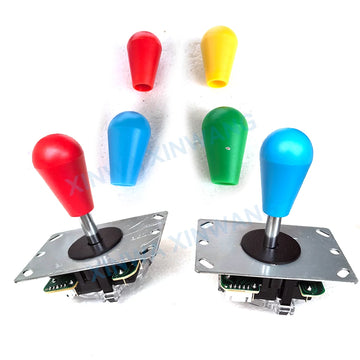 DIY Arcade Game Kit 2 Players Set Light Push Button American Style Joystick USB Encoder Cables For PC Raspberry Pi Mame Parts Apsilon