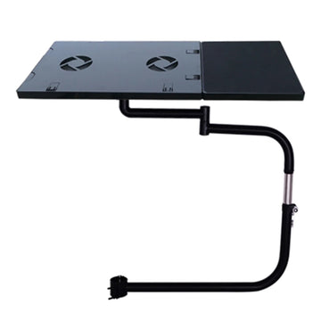Chair Keyboard Tray, Laptop Keyboard Mouse Chair Stand w/USB Fan, Adjustable Mouse Mount Installed to Chair with -85°~ +20°Tilt Apsilon