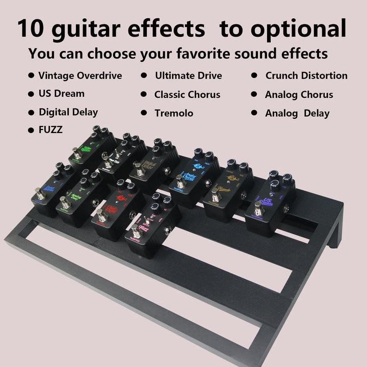 Electric Guitar Effects Pedal Mini Single Type Crunch Distortion Classic Chorus Delay    Digital Delay Apsilon
