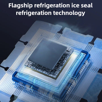 X136 Cell Phone Semiconductor Back-clip Cooling Radiator Built-in 2500mAh W/ Digital Display 3 Gears Adjustable PUBG Game Cooler Apsilon