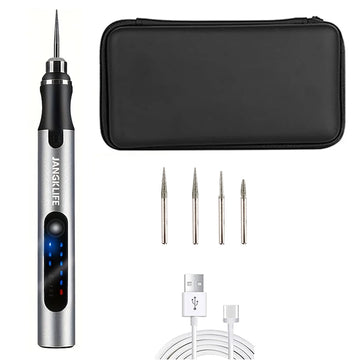 JANGKLIFE USB Cordless Rotary Tool Kit Woodworking Engraving Pen DIY For Jewelry Metal Glass Mini Wireless Drill Apsilon