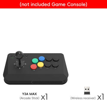 DATA FROG Y5A / Y3A MAX Arcade Stick for Switch 2 & Windows, Wireless Arcade Fight Stick, 2.4G Receiver Apsilon