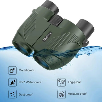 20X25 Binoculars Professional HD Pocket Waterproof Camping Observation Telescope Portable Optical Telescope Outdoor for Hunting Apsilon