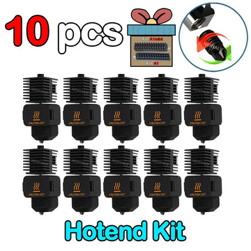 For Brass Hardened Steel Nozzle 3D Printer Hotend Kit For Bambu Lab A1/A1 Mini 0.2/0.4/0.6/0.8MM Silicone Brush Assembly Apsilon